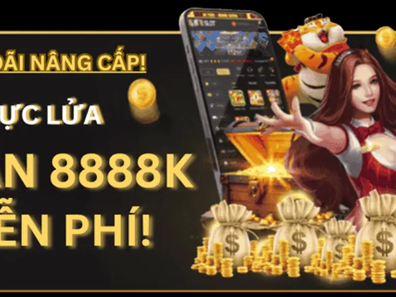 Hình ảnh minh họa các chương trình khuyến mãi và ưu đãi của banca28, với biểu tượng hộp quà, tiền xu vàng và pháo hoa, trên nền màu tím và vàng rực rỡ.