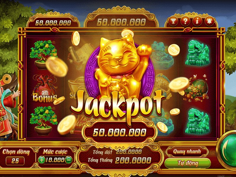 Máy đánh bạc (Slots) với jackpot lớn tại banca28