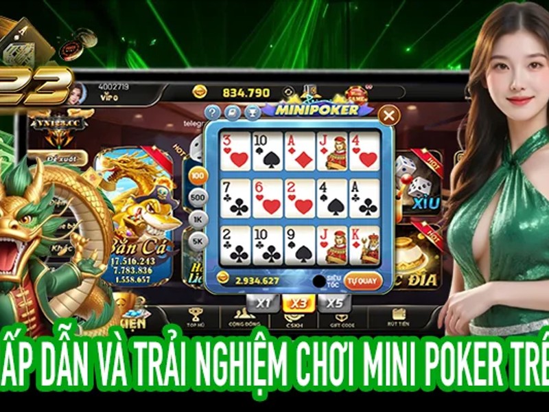 Các trò chơi bài bàn như Poker tại banca28