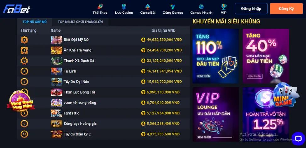 Banner quảng cáo các chương trình khuyến mãi độc quyền của Banca28
